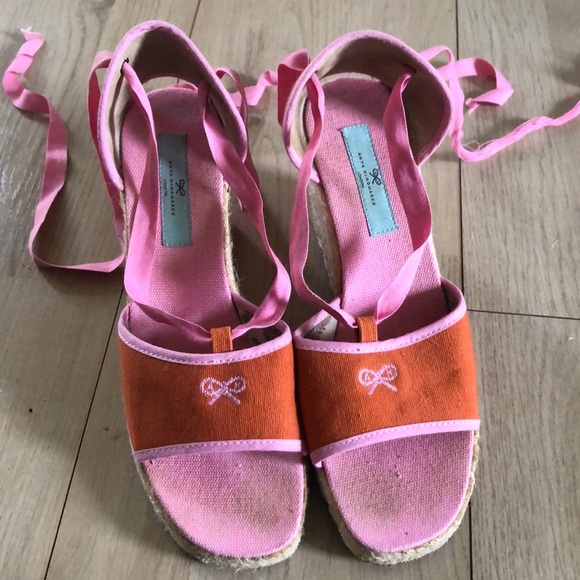 Anya Hindmarch Espadrille Wedges Size 8 - Picture 1 of 4